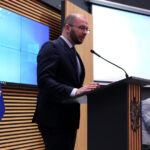 09.05.2024. Kielce. Inauguracja Świętokrzyskiego Funduszu Lokalnego. Na zdjęciu: Michał Braun - dyrektor Narodowego Instytutu Wolności - Centrum Rozwoju Społeczeństwa Obywatelskiego / Fot. Świętokrzyski Urząd Wojewódzki