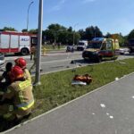 29.05.2024. Ostrowiec Św. Wypadek / Fot. Ratownictwo Powiatu Ostrowieckiego - Facebook