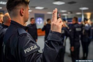 07.05.2024. Kielce. Przysięga nowych funkcjonariuszy / Fot. świętokrzyska policja