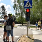 31.05.2024. Stąporków. Otwarcie miasteczka ruchu drogowego dla najmłodszych użytkowników rowerów, hulajnóg i deskorolek / Fot. Magdalena Galas-Klusek - Radio Kielce