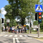 31.05.2024. Stąporków. Otwarcie miasteczka ruchu drogowego dla najmłodszych użytkowników rowerów, hulajnóg i deskorolek / Fot. Magdalena Galas-Klusek - Radio Kielce