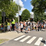 31.05.2024. Stąporków. Otwarcie miasteczka ruchu drogowego dla najmłodszych użytkowników rowerów, hulajnóg i deskorolek / Fot. Magdalena Galas-Klusek - Radio Kielce