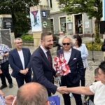 17.05.2024. Kielce. Prezentacja kandydatów Trzeciej Drogi do Parlamentu Europejskiego z okręgu małopolsko-świętokrzyskiego. Wizyta Władysława Kosiniaka-Kamysza - wicepremiera, ministra obrony narodowej / Fot. Marcin Marszałek - Radio Kielce