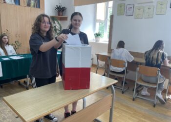Uczniowie Collegium Gostomianum wzięli udział w symulowanych wyborach do PE