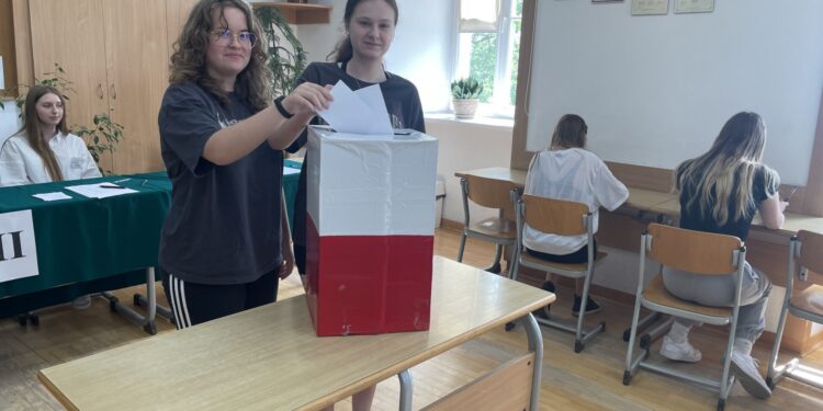 Uczniowie Collegium Gostomianum wzięli udział w symulowanych wyborach do PE