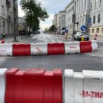 19.05.2024. Kielce. Ulica Seminaryjska. Zmiana organizacji ruchu / Fot. Kamil Król - Radio Kielce