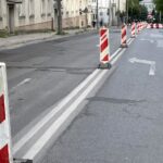 19.05.2024. Kielce. Ulica Seminaryjska. Zmiana organizacji ruchu / Fot. Kamil Król - Radio Kielce