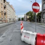 19.05.2024. Kielce. Ulica Seminaryjska. Zmiana organizacji ruchu / Fot. Kamil Król - Radio Kielce