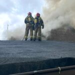 Pożar przerwał remont dachu