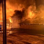 Pożar w Podborku. Właściciel gospodarstwa zdołał ewakuować zwierzęta