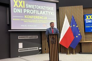 16.05.2024. Kielce. Świętokrzyskie Dni Profilaktyki. Na zdjęciu: Michał Skotnicki - wicewojewoda świętokrzyski / Fot. Iwona Murawska-Bujnowicz - Radio Kielce