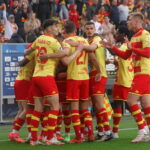 11.05.2024. Białystok. Mecz 32. kolejki piłkarskiej Ekstraklasy: Jagiellonia Białystok - Korona Kielce. / Fot. Artur Reszko - PAP