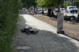 Tragedia w Kielcach. Mężczyzna leżał na chodniku i nie dawał oznak życia