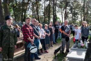 03.05.2024. Kielce-Białogon. Uroczystości na cmentarzu. / Fot. Sławomir Mazur