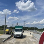 22.05.2024. Wierna Rzeka. Budowa mostu. / Fot. Dionizy Krawczyński - Radio Kielce