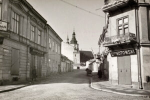 Kielce. Ulica Duża – 1936 r. / źródło: Biblioteka Narodowa, polona.pl