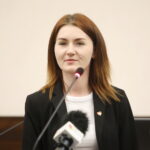 07.05.2024. Kielce. Sesja Rady Miasta Kielce. Na zdjęciu: radna Katarzyna Kaleta / Fot. Wiktor Taszłow - Radio Kielce