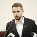 07.05.2024. Kielce. Sesja Rady Miasta Kielce. Na zdjęciu: Kamil Żurek / Fot. Wiktor Taszłow - Radio Kielce