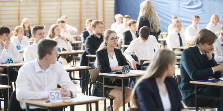 08.05.2024. Kielce. Matura z matematyki / Fot. Wiktor Taszłow - Radio Kielce