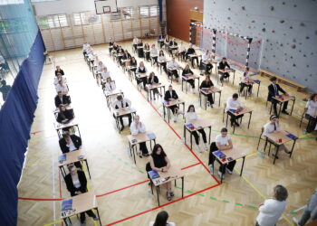 08.05.2024. Kielce. Matura z matematyki / Fot. Wiktor Taszłow - Radio Kielce