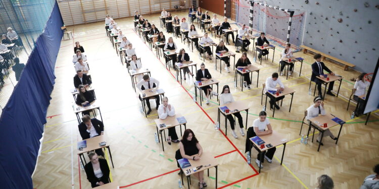 08.05.2024. Kielce. Matura z matematyki / Fot. Wiktor Taszłow - Radio Kielce