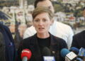 10.05.2024. Kielce. Przedstawienie nowego wiceprezydenta Kielc. Na zdjęciu: Agata Wojda - prezydent Kielc / Fot. Wiktor Taszłow - Radio Kielce