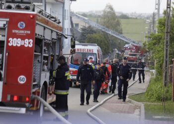 10.05.2024. Kielce. Pożar Domu Pomocy Społecznej / Fot. Jarosław Kubalski - Radio Kielce