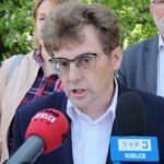 17.05.2024. Kielce. Koalicja Obywatelska zaprezentowała kolejnego kandydata do Parlamentu Europejskiego. Na zdjęciu: Jacek Witka - kandydata Koalicji Obywatelskiej w wyborach do Parlamentu Europejskiego / Fot. Jarosław Kubalski - Radio Kielce