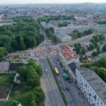 20.05.2024. Kielce. Tymczasowe rondo u zbiegu ulic Ogrodowej, Seminaryjskiej i Jana Pawła II / Fot. Jarosław Kubalski - Radio Kielce
