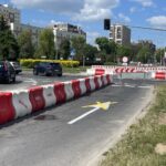 19.05.2024. Kielce. Ulica Seminaryjska. Zmiana organizacji ruchu / Fot. Jarosław Kublaski - Radio Kielce
