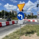 19.05.2024. Kielce. Ulica Seminaryjska. Zmiana organizacji ruchu / Fot. Jarosław Kublaski - Radio Kielce