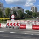 19.05.2024. Kielce. Ulica Seminaryjska. Zmiana organizacji ruchu / Fot. Jarosław Kublaski - Radio Kielce