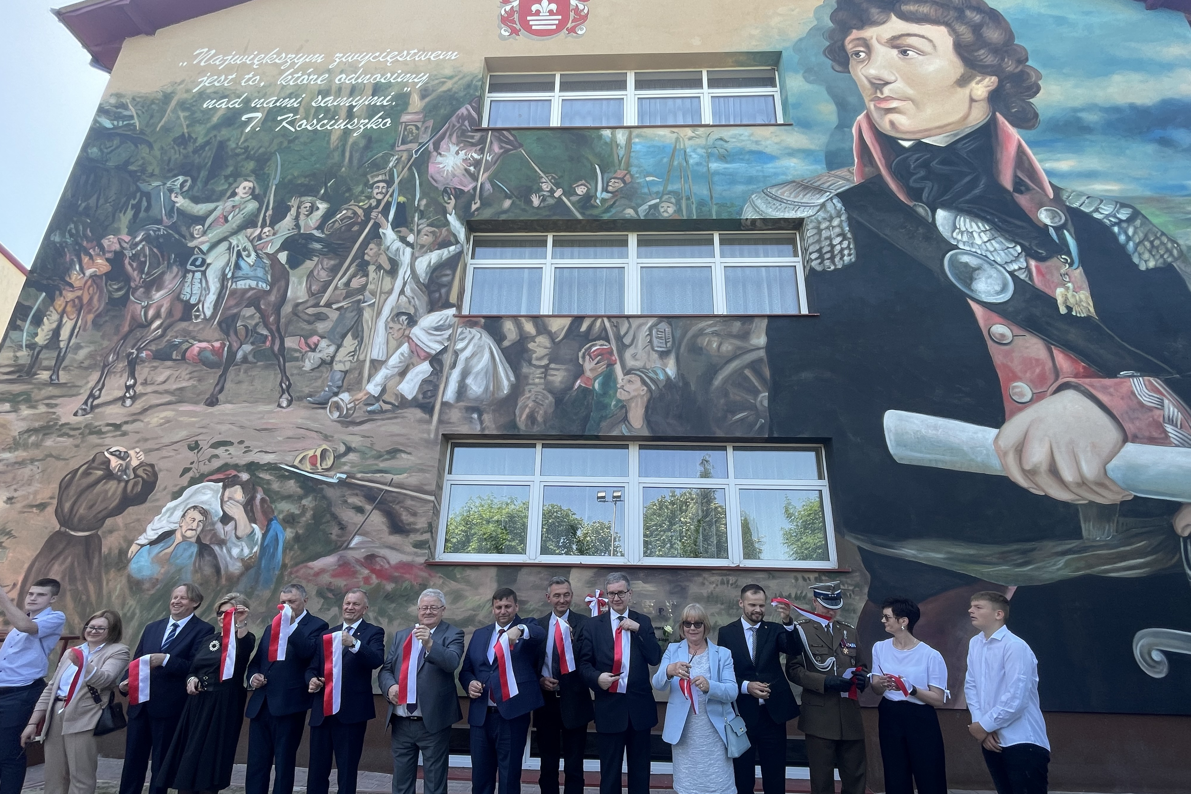 Mural Kościuszki oficjalnie odsłonięty