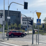 13.05.2024. Kielce. Skrzyżowanie alei Tysiąclecia Państwa Polskiego i ulicy Radiowej / Fot. Robert Felczak – Radio Kielce