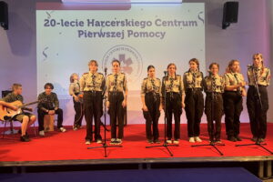 29.05.2024. Ostrowiec Św. 20-lecie Harcerskiego Centrum Pierwszej Pomocy. / Fot. Patryk Wójcik - Radio Kielce