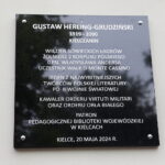 20.05.2024 Kielce. Pedagogiczna Biblioteka Wojewódzka. Nadanie imienia Gustawa Herlinga-Grudzińskiego / Fot. Jarosław Kubalski - Radio Kielce