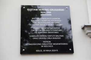 20.05.2024 Kielce. Pedagogiczna Biblioteka Wojewódzka. Nadanie imienia Gustawa Herlinga-Grudzińskiego / Fot. Jarosław Kubalski - Radio Kielce