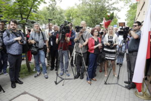 20.05.2024 Kielce. Pedagogiczna Biblioteka Wojewódzka. Nadanie imienia Gustawa Herlinga-Grudzińskiego / Fot. Jarosław Kubalski - Radio Kielce