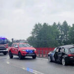 Karambol w Woli Jachowej na trasie krajowej nr 74