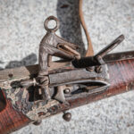 Pałac Wielopolskich w Częstocicach.„Janczarka” - oryginalna, lekka strzelba turecka, której powstanie datuje się na XVII wiek / Fot. Pałac Wielopolskich w Częstocicach