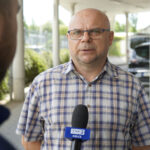 28.05.2024. Kielce. Konferencja prezesa Korony Kielce. Na zdjęciu Rafał Szymczyk - Radio Kielce / Fot. Aleksandra Kwaśniewska - Radio Kielce