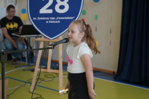 9.05.2024 I Międzyprzedszkolny Konkurs Piosenki Matematycznej. Na zdjęciu: Izabela Błaszczyk z SP nr 8/ Fot. Aleksandra Kwaśniewska - Radio Kielce