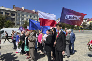 1.05.2024. Ostrowiec Świętokrzyski. Obchody Święta Pracy / Fot. Patryk Wójcik - Radio Kielce