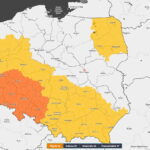 Ostrzeżenia burzowe na piątek (24 maja). / Źródło: IMGW-PIB