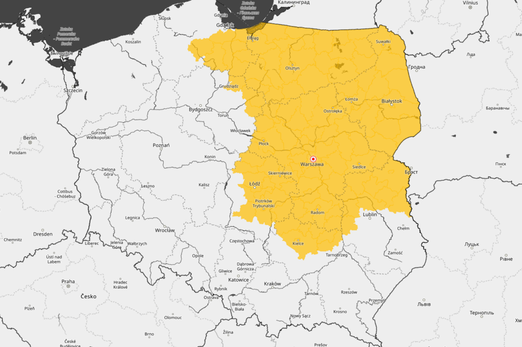 Noc z 11 na 12 maja. Strefa przymrozków. / Źródło: IMGW-PIB