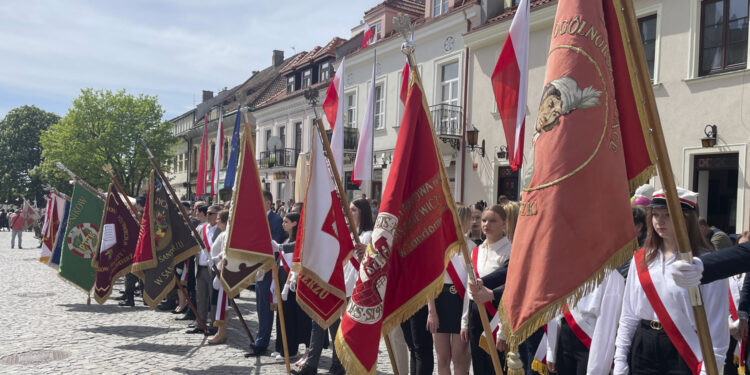 Sandomierz/ Obchody Uchwalenia Konstytucji 3 Maja / Fot. Grażyna Szlęzak - Radio Kielce