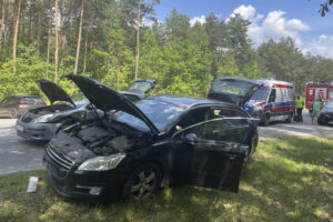 30.05.2024. Wypadek / Fot. Dionizy Krawczyński - Radio Kielce