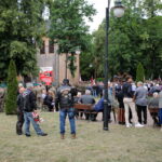 12.06..2024. Nowy Lubiel. Uroczystości pogrzebowe sierż. Mateusza Sitka na cmentarzu parafialnym w miejscowości Nowy Lubiel. Żołnierz 1. Warszawskiej Brygady Pancernej zmarł po ugodzeniu nożem przez jednego z mężczyzn, którzy 28 maja br. w grupie próbowali sforsować stalową zaporę na granicy z Białorusią / Fot. Albert Zawada - PAP