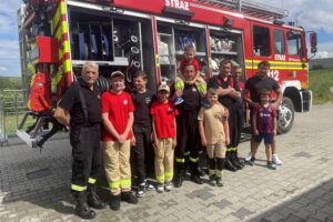 Dzieci zgłębiały tajniki zawodu strażaka