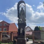 22.06.2024. Koprzywnica. Figura Matki Boskiej depczącej węże / Fot. Grażyna Szlęzak - Radio Kielce